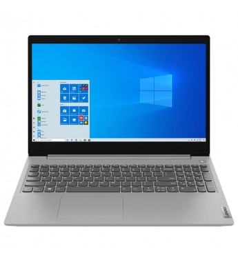 Notebook Lenovo IdeaPad 3 15IIL05 81WE011UUS de 15.6" Full HD con Intel Core i3-1005G1/8GB RAM/256GB SSD/W10 - Platinum Grey