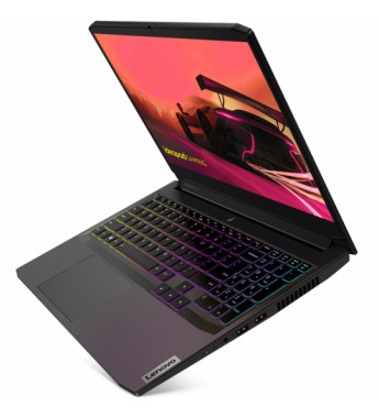 Notebook Lenovo IdeaPad Gaming 3 15ACH6 82K200USUS de 15.6" FHD con AMD Ryzen 5 5600U/8GB RAM/512GB SSD/W11 - Shadow Black