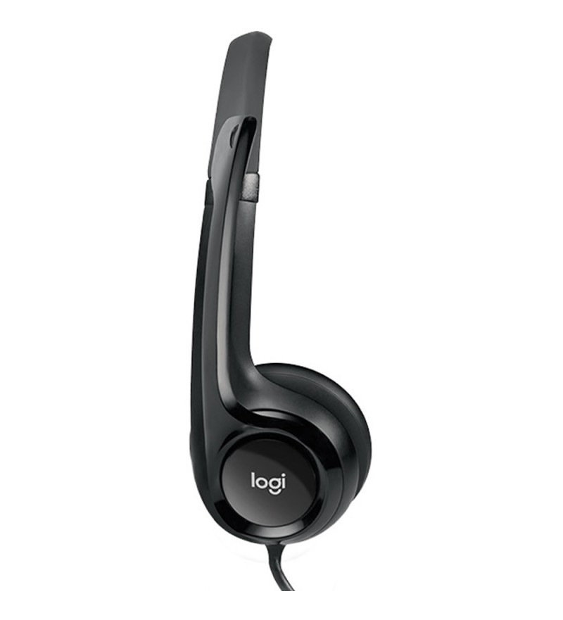 Headset Logitech H390 con Sonido Estéreo Digital/conexión USB - Negro