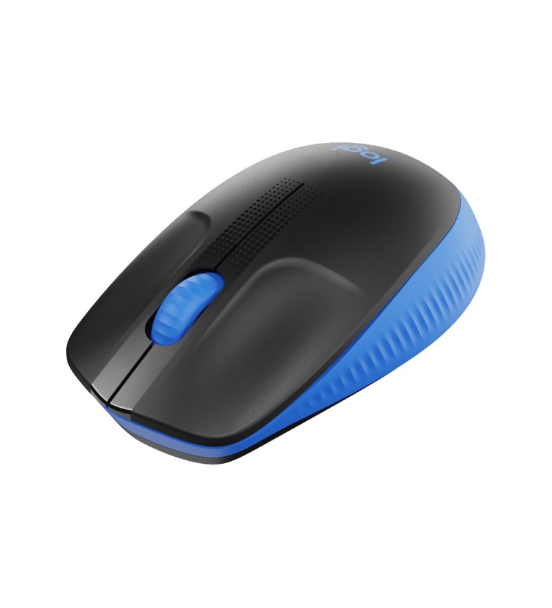 Mouse Inalámbrico Logitech M190 - Negro/Azul