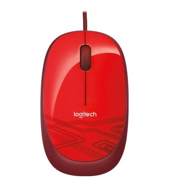 Mouse Logitech M105 910-002959 1000DPI/3 Botones - Rojo