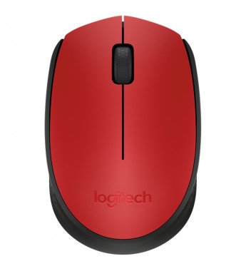 Mouse inalámbrico Logitech M170 910-004941 3 Botones - Rojo/Negro