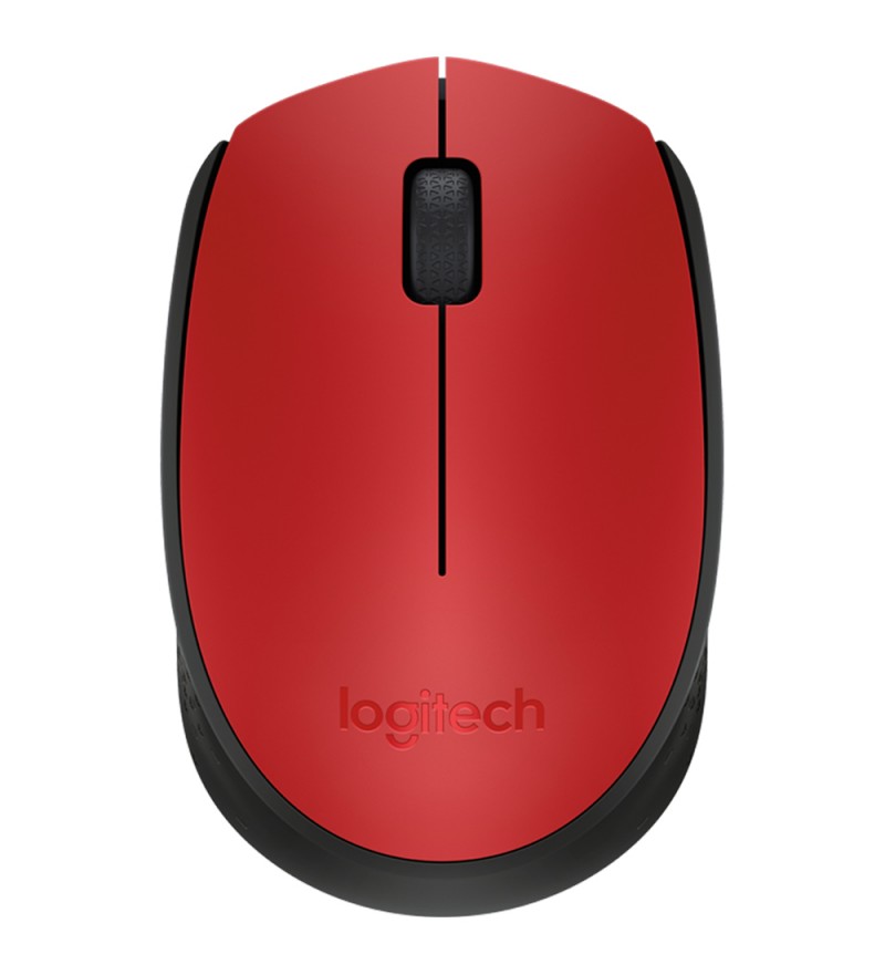 Mouse inalámbrico Logitech M170 910-004941 3 Botones - Rojo/Negro