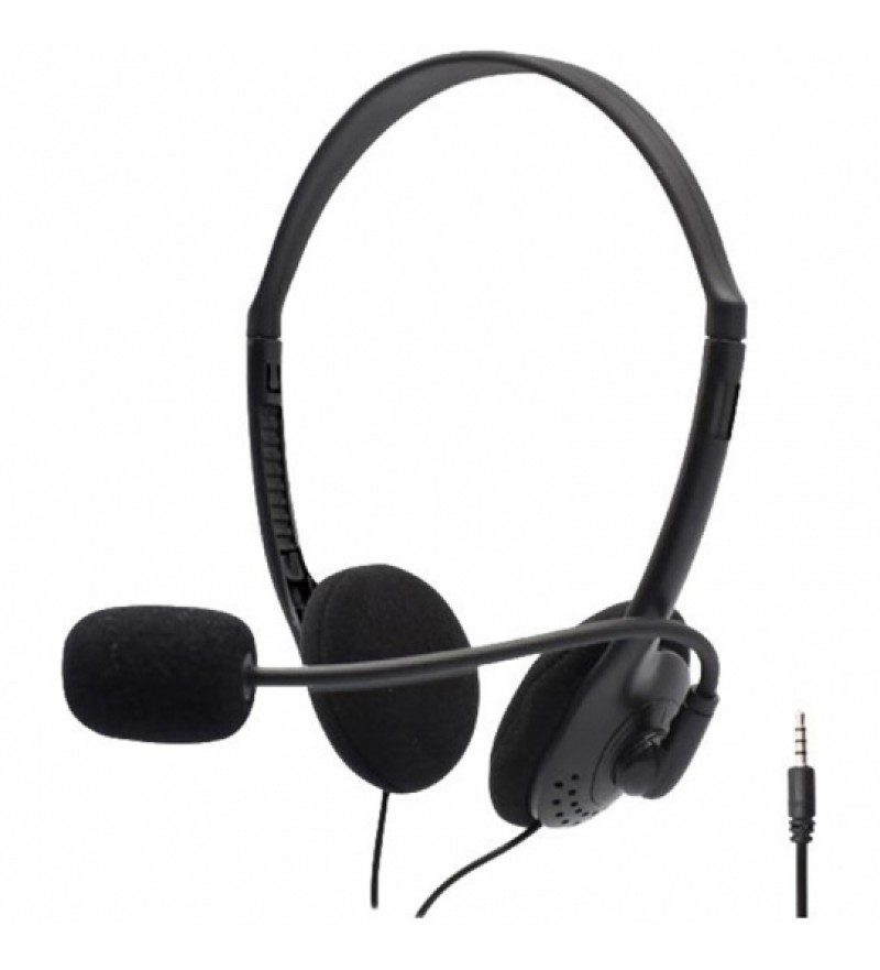 Auricular Headset Mtek HS516-U con Micrófono - Negro