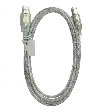 Cable USB para Impresora Manhattan 333405 1.8m - Transparente