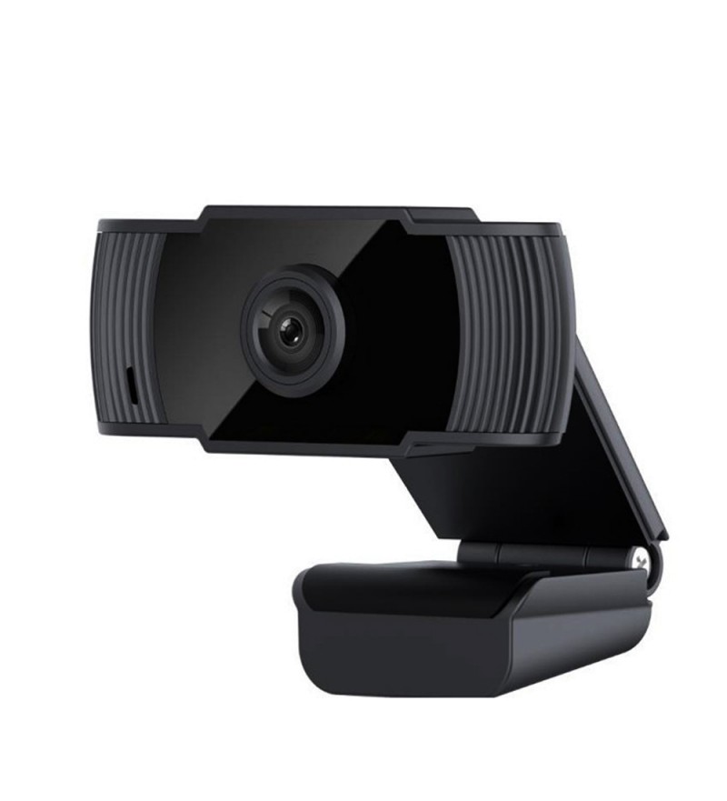 Webcam Manhattan 462006 con Resolución Full HD/Micrófono - Negro