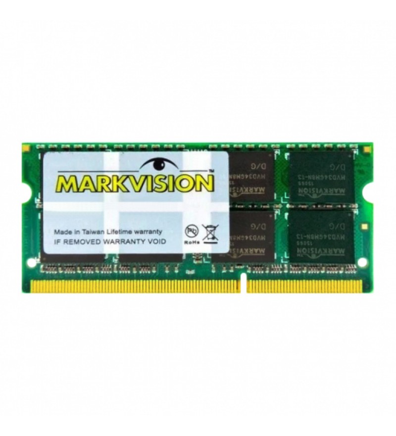 Memoria RAM para Notebook Markvision de 4GB MVD34096MSD-13 DDR3/1333MHz - Verde