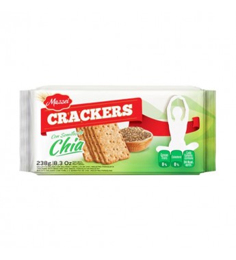 Galletita Mazzei Crackers con Semilla de Chia - 238g
