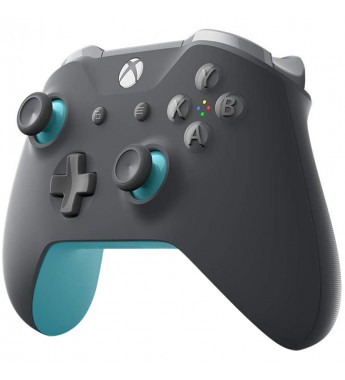 Control Inalámbrico Xbox One 2034 WL3-00105 con 2 Pilas AA/Bluetooth - Gris/Azul