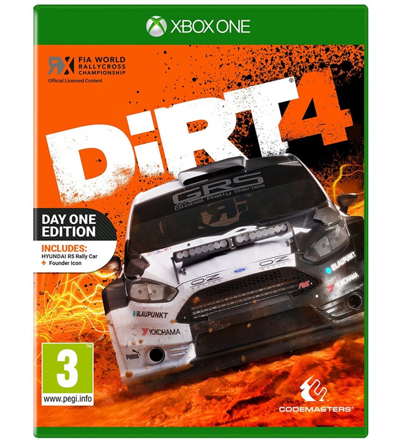 Juego para Xbox One Dirt 4 Day One Edition