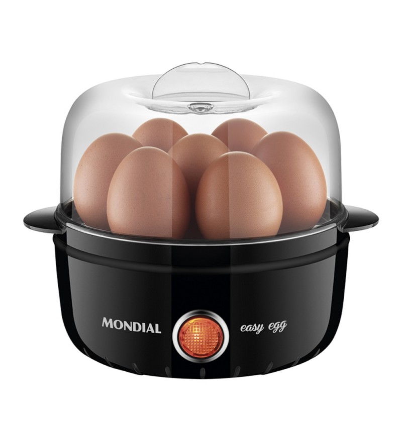  Máquina para Cocinar Huevos Mondial Easy Egg EG-01 de 360W/hasta 7 huevos/110V - Negro