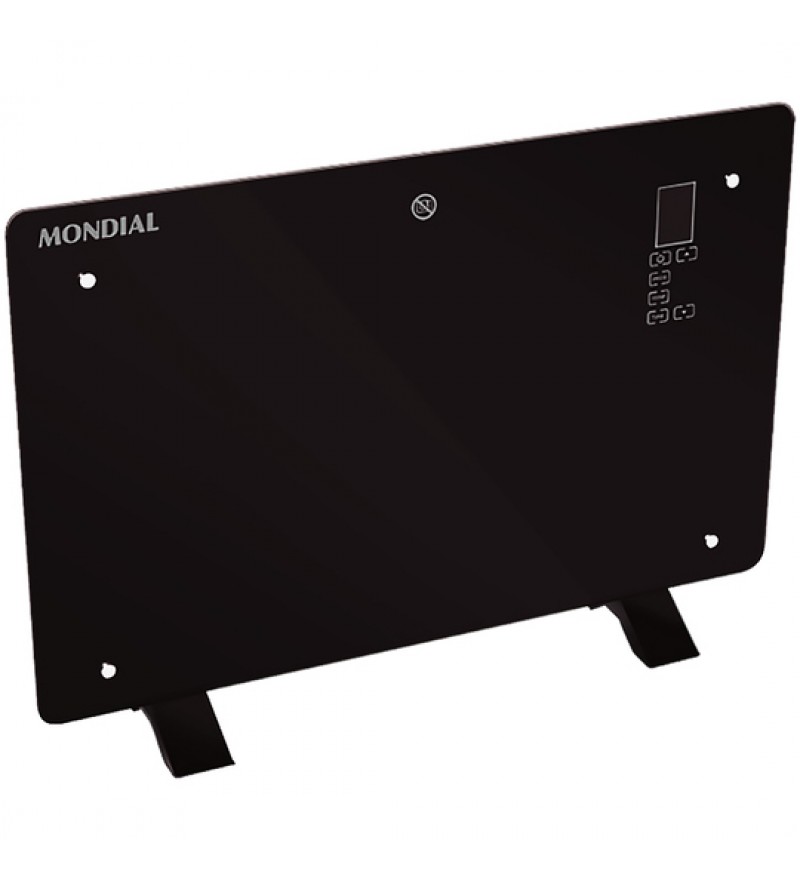 Estufa Panel De Vidrio Digital A-13 con 1300W/220V - Negro