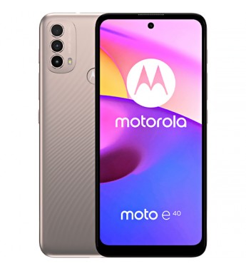Smartphone Motorola Moto E40 XT2159-3 DS 4/64GB 6.5" 48+2+2/8MP A11 - Pink Clay (LTE BR)