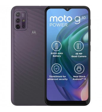 Smartphone Motorola Moto G10 Power XT2127-4 DS 4/64GB 6.5" 48+8+2+2MP/8MP A11 - Aurora Grey (LTE BR)