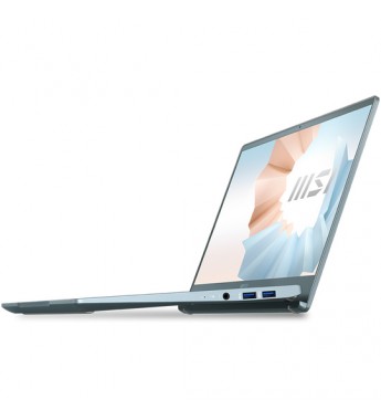 Notebook MSI Modern 14 B11MO-241US de 14" FHD con Intel Core i7-1165G7/8GB RAM/512GB SSD/W10 - Azul