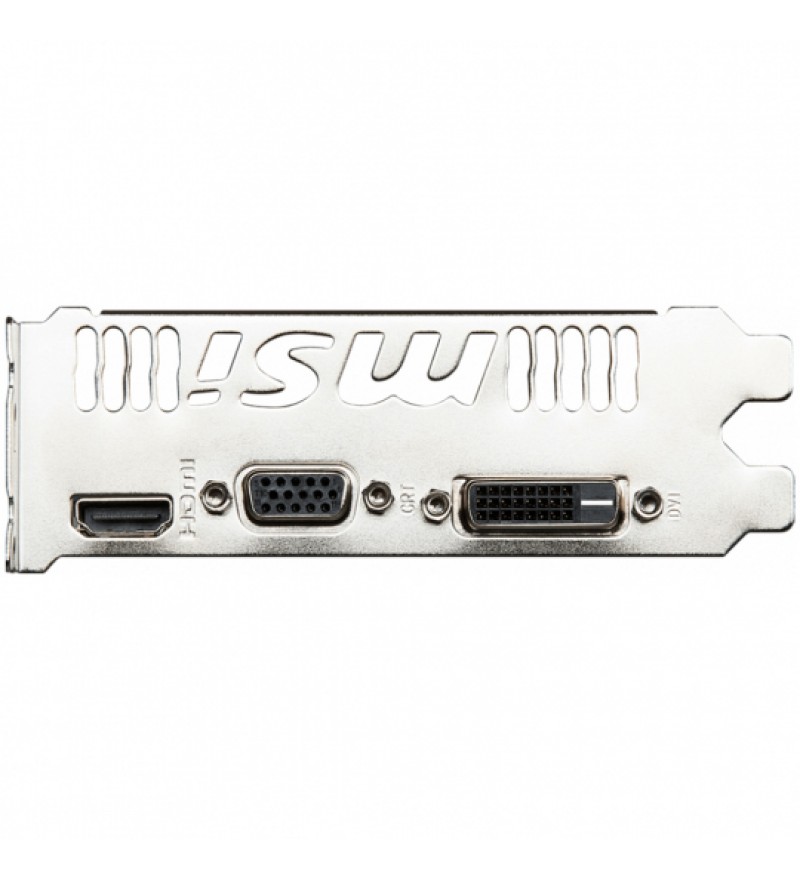 Placa de Vídeo MSI GeForce GT 730 N730K-4GD3/OCV1 con 4GB GDDR3/Boost 1006MHz/HDMI/DVI/VGA