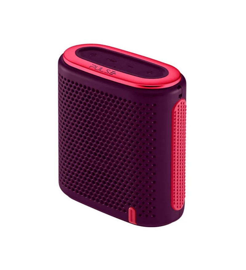 Speaker PULSE Mini SP239 con Bluetooth/Lector Micro SD Batería 600 mAh - Morado/Rosa