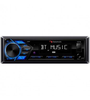 Reproductor de MP3 Automotriz Nakamichi NQ711B con Bluetooth/USB - Negro