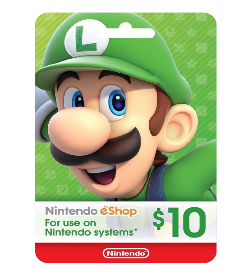 Tarjeta Nintendo eShop Gift Card de 10USD