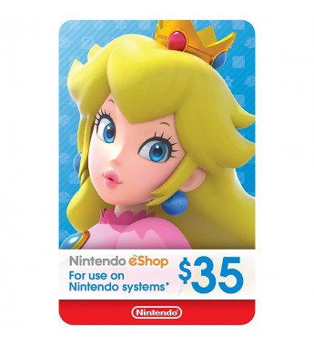 Tarjeta Nintendo eShop Gift Card de 35USD