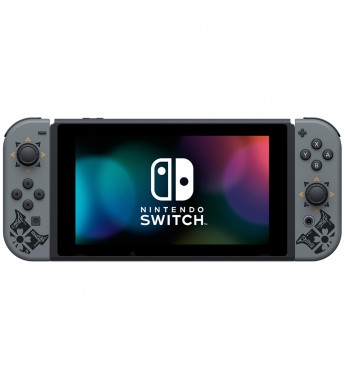Consola Portátil Nintendo Switch HAD S KGALG USZ Monster Hunter Rise Deluxe Edition con Wi-Fi/Bluetooth/HDMI Bivolt - Gris/Dorado
