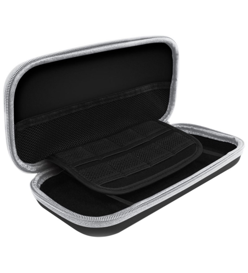 Estuche para Nintendo Switch Lite Hyperkin EVA Hard Shell Carrying Case M07415-BKWH - Negro/Blanco