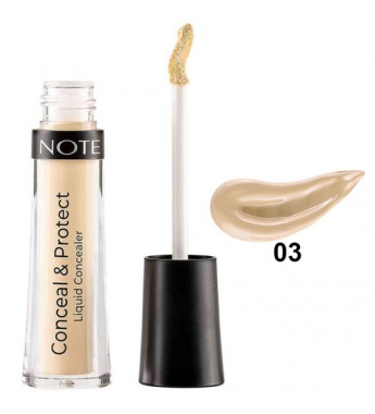Corrector Líquido Note Conceal & Protect Liquid Concealer 03 Soft Sand - 4.5mL