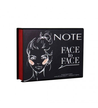 Note Kit Face To Face 3 Piezas - Terracotta Powder/Luminous Silk Compact Blusher/Perfecting Pen 