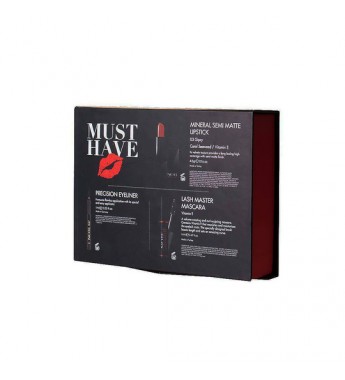 Note Kit Must Have 3 Piezas - Mineral Semi Matte Lipstick/Lash Master Mascara/Precision Eyeliner
