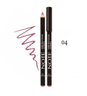Lápiz Labial Note Ultra Rich Color Lip Pencil - 04 Fuchsia 1.1g
