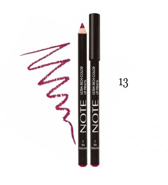 Lápiz Labial Note Ultra Rich Color Lip Pencil - 13 Hollywood Pink 1.1g