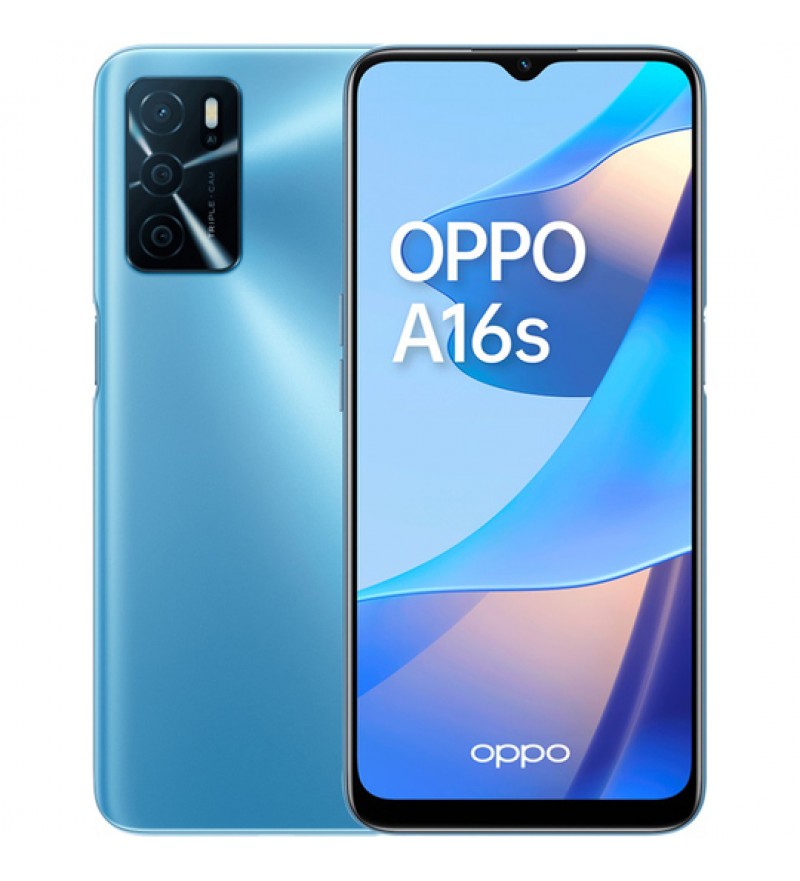 Smartphone Oppo A16 DS 4/64GB 6.52" 13+2+2/8MP A11 - Azul
