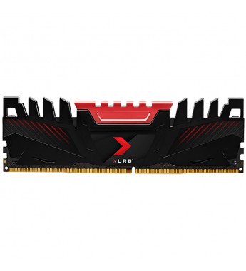 Memoria RAM para PC PNY XLR8 de 8GB MD8GD4320016XR DDR4/3200MHZ - Negro/Rojo