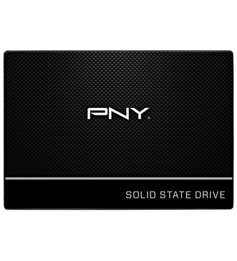 SSD 2.5" PNY CS900 SSD7CS900-120-RB de 120GB hasta 515MB/s de Lectura - Negro