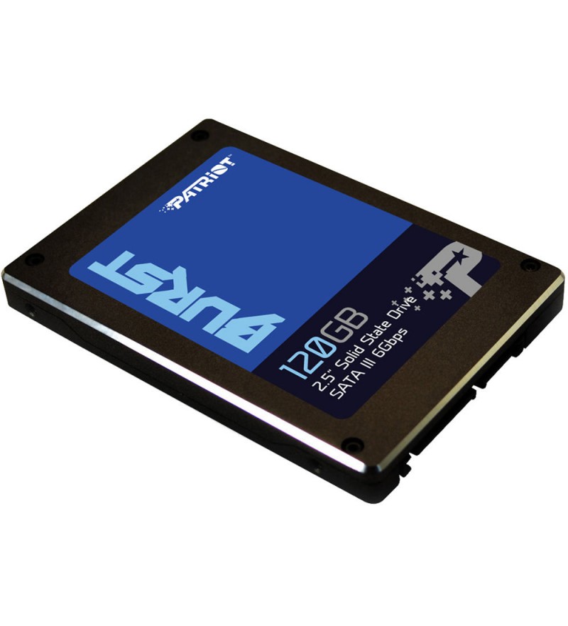 SSD 2.5" Patriot Burst PBU120GS25SSDR de 120GB hasta 560MB/s de Lectura - Negro