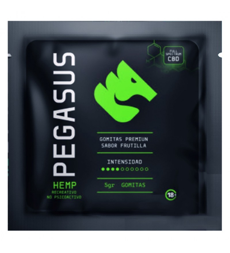 Pegasus Premium Gummies Strawberry Verde (2Unidades) - 5g 