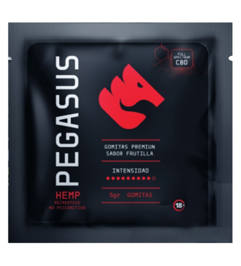 Pegasus Premium Gummies Strawberry Rojo (2Unidades) - 5g 