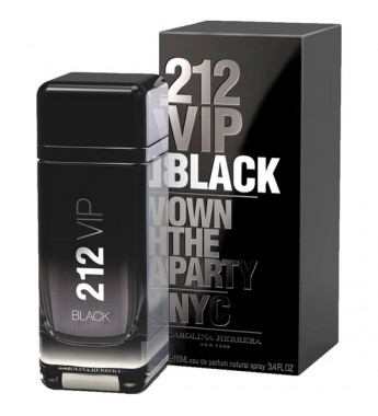 Perfume Carolina Herrera 212 VIP Black EDP Masculino - 100 mL