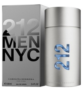 Perfume Carolina Herera 212 MEN NYC EDT Masculino - 200 mL