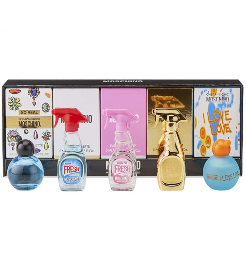 Perfumes Moschino Mini KIt Femenino 5 Unidades - 5ml 