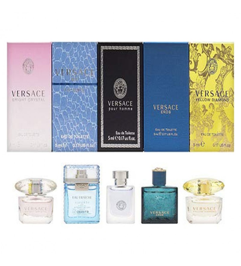 Perfumes Versace Mini Kit Femenino 5 Unidades - 5ml 