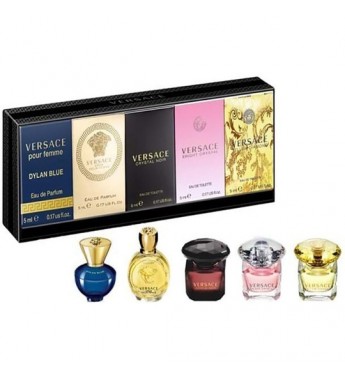 Perfumes Versace Mini Kit Unisex 5 Unidades - 5ml 