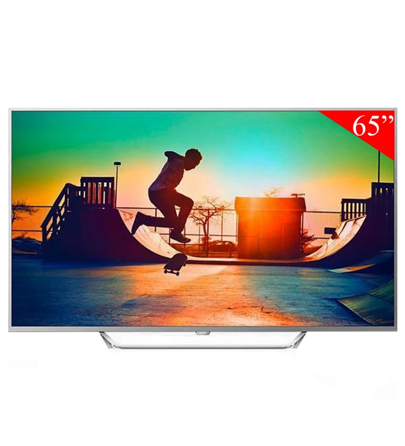 Smart TV LED de 65 Philips 65PUG6412/77 4K UHD con Pixel Plus/Wi-Fi/Bivolt (2017) - Plata