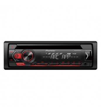 Reproductor de CD Automotriz Pioneer DEH-S1250UB con USB/RCA - Negro