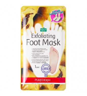 Máscarilla Termica de Pies Purederm Exfoliating Foot Mask ADS 354 “Papaya y Chamomile” (1 Par)