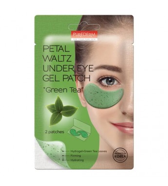 Parche para contorno de Ojos Purederm Petal Waltz Under Eye Gel Patch “Green Tea” ADS 760 - (2 Parches)