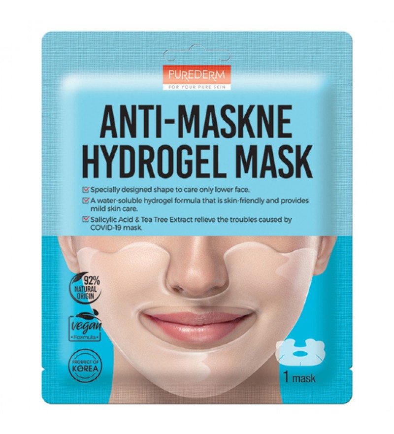 Mascara Purederm en Lamina Anti-Acné Anti-MAskne Hydrogel Mask ADS 766