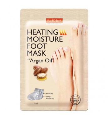 Máscarilla Termica Purederm de Pies Heating Moisture Foot Mask ADS 738 “Argan Oil” (1 Par)