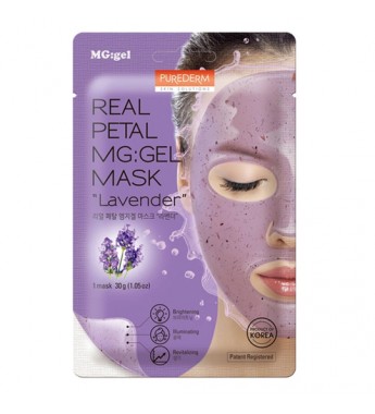 Mascara de Gel Purederm Real Petal Mg;Gel Mask “Lavender” ADS 749 - (1 MasK) 