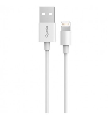 Cable Quanta QTCUL15 USB a Lightning (1 metro) - Blanco